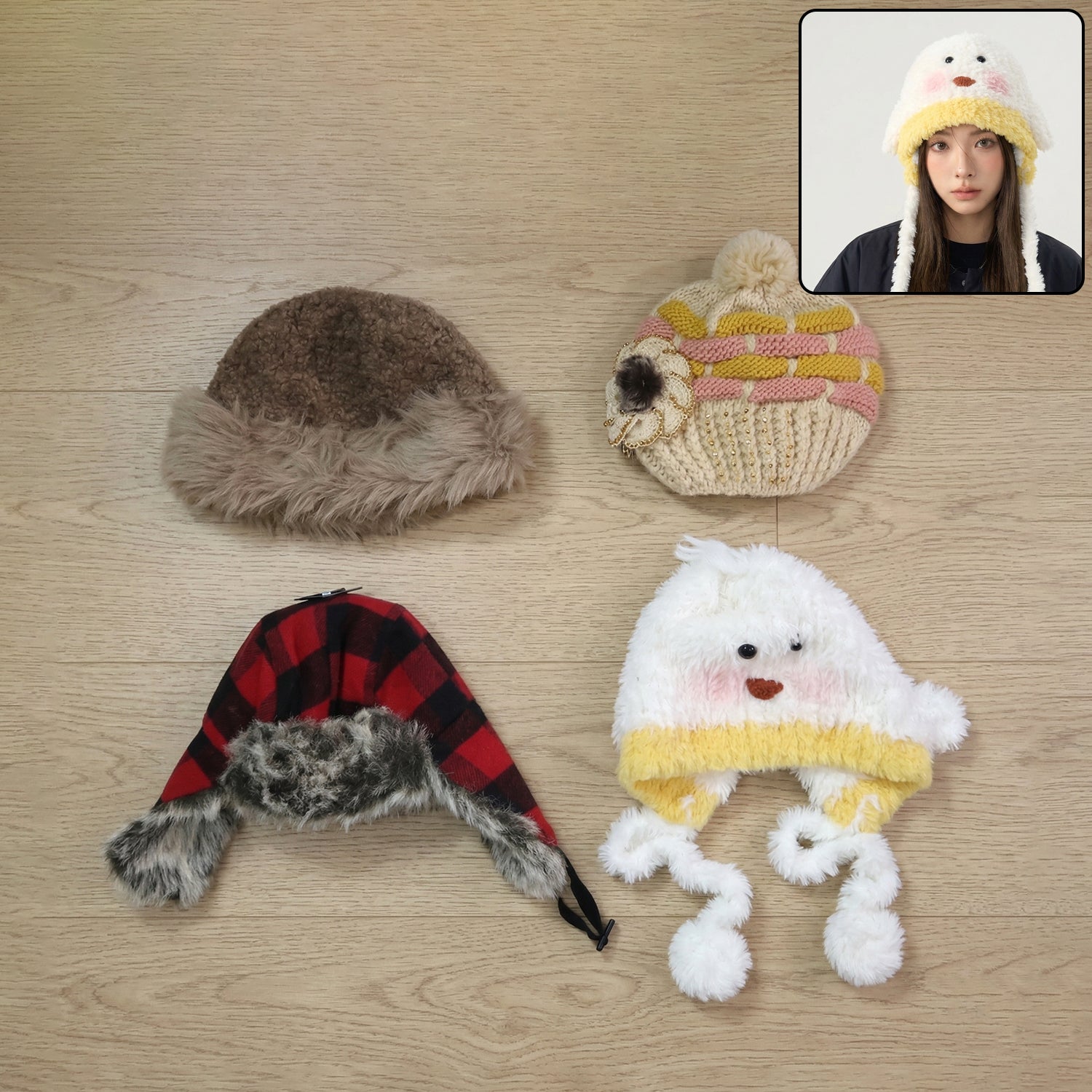 Warm woolen winter cap ideal for chilly weather